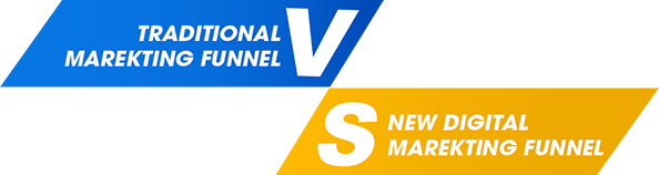 Difference between traditional funnel vs digital marketing funnel